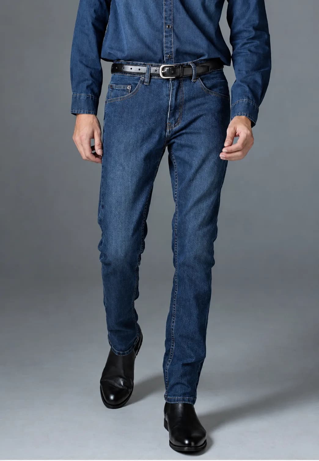 Jack Russel - Men Jeans - Klassik J-1128/BL Slim Fit Blue