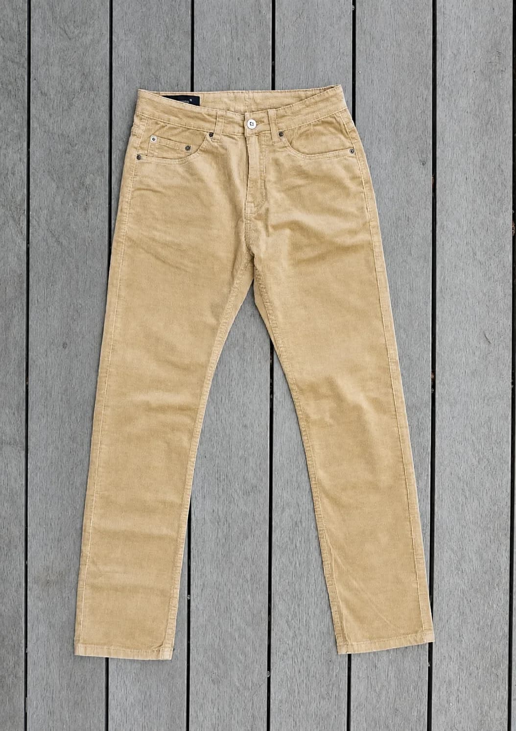 Jack Russel - Men Corduroy Pants - Klassik J-427/17/1 Corduroy Slim Fit Khaki
