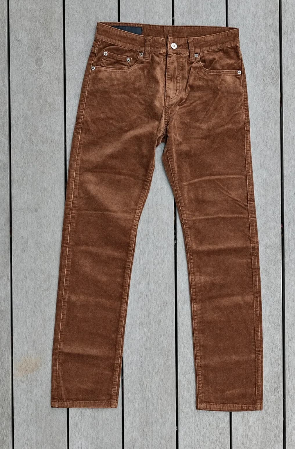 Jack Russel - Men Corduroy Pants - Klassik J-427/49 Corduroy Slim Fit Dark Brown
